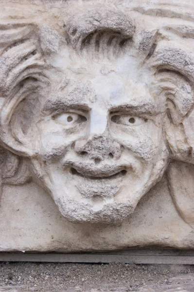 Happy face sculpture — Stock Photo, Image