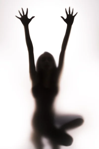 Woman silhouette — Stock Photo, Image