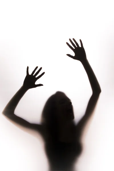 Woman silhouette — Stock Photo, Image