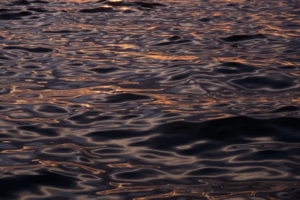 Waves on sunset — Stock Photo, Image