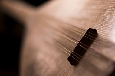 bağlama veya saz (Türk halk instrumant)