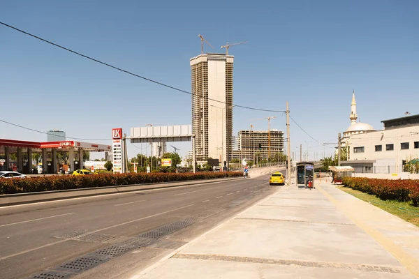 Izmir Turquía Junio 2021 Carreteras Vacías Alrededor Región Halkapinar Durante — Foto de Stock