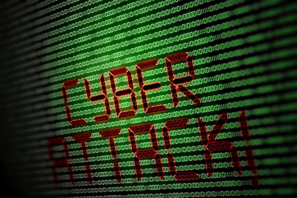 Cyberaanval — Stockfoto
