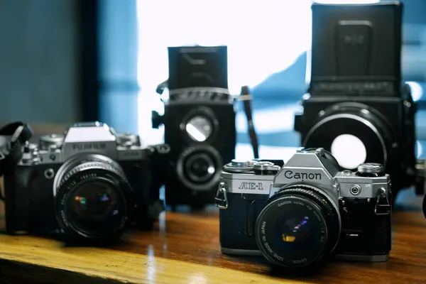 Zmir Türkiye Temmuz 2021 Canon Ae1 Analog Film Kamerası Diğer — Stok fotoğraf