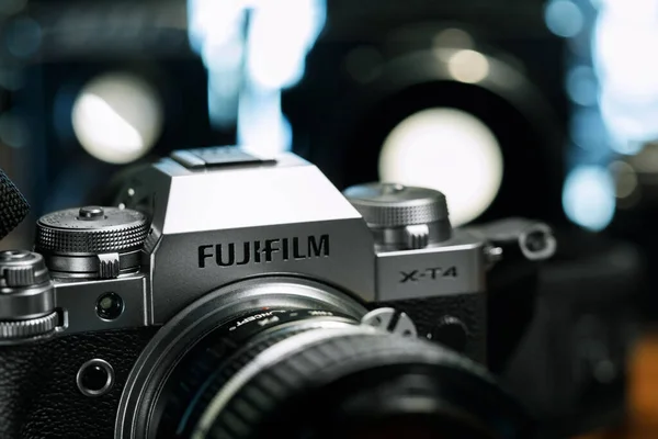 Izmir Turecko Července 2021 Ilustrativní Úvodník Detailní Záběr Fotoaparátu Fujifilm — Stock fotografie