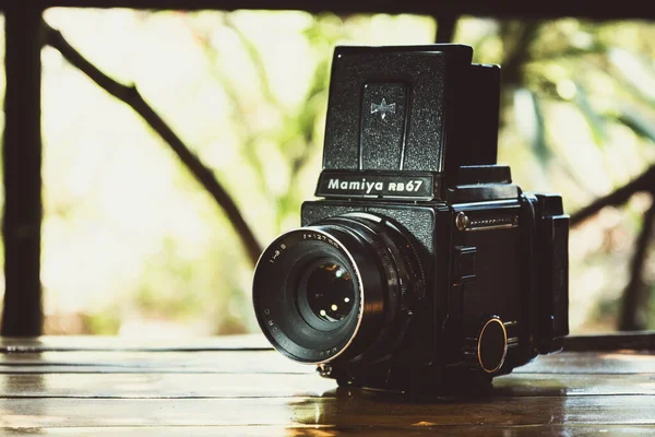 Mugla Turkey September 2021 Mamiya Rb67 Medium Format Analog Camera — Stock Photo, Image