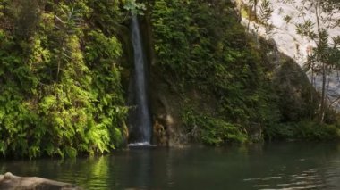 Kabak Körfezi Mugla Türkiye 'de Aladere Şelalesi Genel Görünümü