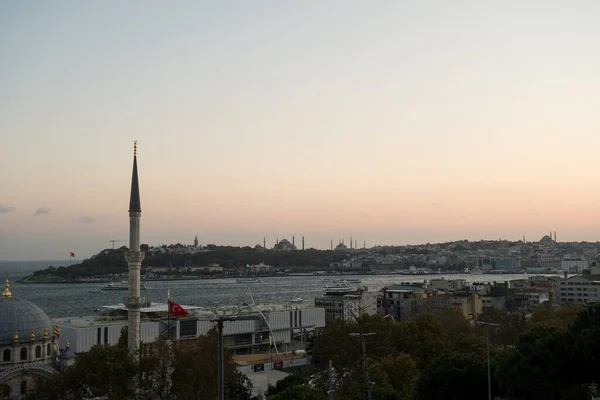 Istambul Turquia Outubro 2021 Hagia Sophia Mesquita Azul Sultanahmet Vista — Fotografia de Stock