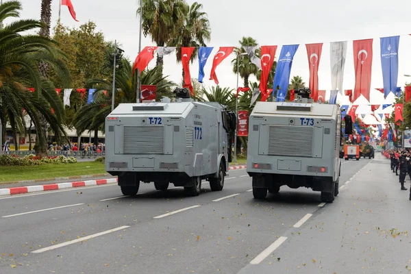 Isztambul Törökország 2021 Október Rendőrség Lázadás Elhárító Járműparádéja Törökország Október — Stock Fotó