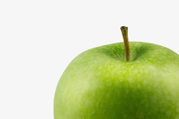 Beyaz Arka Planda Bir Nene Elmasının Yakın Plan Çekimi — Stok fotoğraf