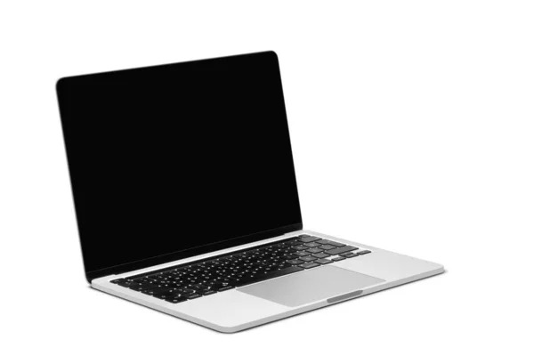 孤立在白色背景上的笔记本计算机 — 图库照片