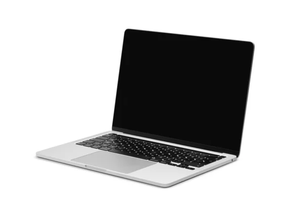 Notebook Computer Geïsoleerd Een Witte Achtergrond — Stockfoto