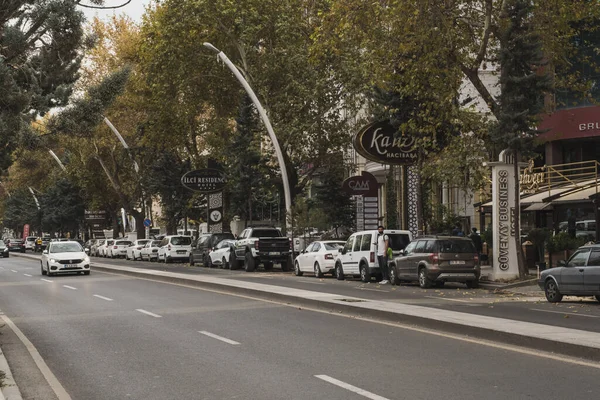 Ankara Türkei November 2021 Gazi Mustafa Kemal Avenue Ankara Türkei — Stockfoto