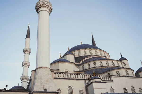 Ankara Turcja Listopada 2021 Zbliżenie Meczetu Kocatepe Ankarze Nakręcony Ankarze — Zdjęcie stockowe
