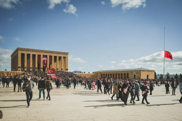 Ankara Turchia Novembre 2021 Anitkabir Cerimonia Della Giornata Della Memoria — Foto Stock