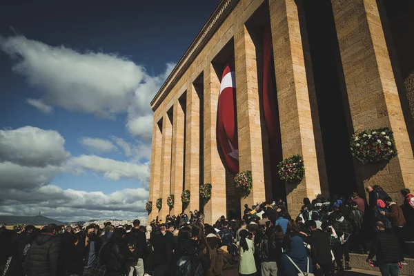 Ankara Turchia Novembre 2021 Primo Piano Anitkabir Cerimonia Della Giornata — Foto Stock