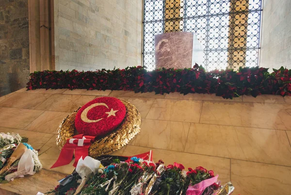 Ankara Turquía Noviembre 2021 Mausoleo Corona Ataturk Anitkabir Tiro Editorial — Foto de Stock