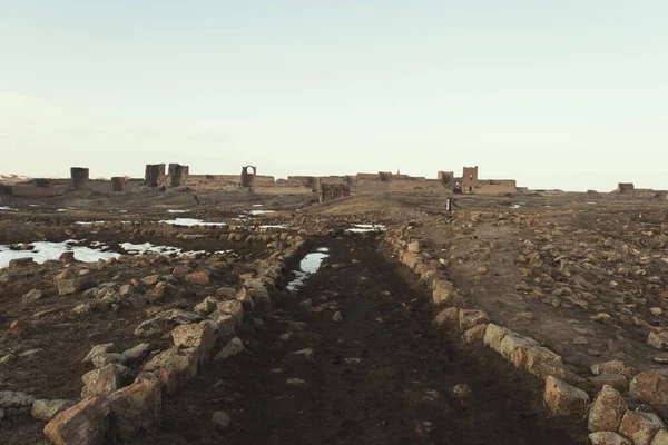Загальний Краєвид Руїни Стародавнього Міста Ані — стокове фото