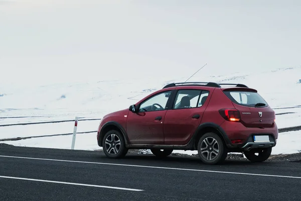 Kars Turquie Février 2022 Vue Latérale Arrière Une Voiture Modèle — Photo