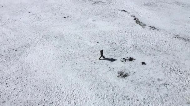 Top Bekijk Beelden Van Frozen Lake Cildir Winter Bij Kars — Stockvideo