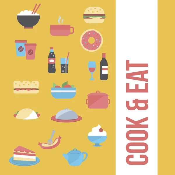 Food icons — Stock Vector