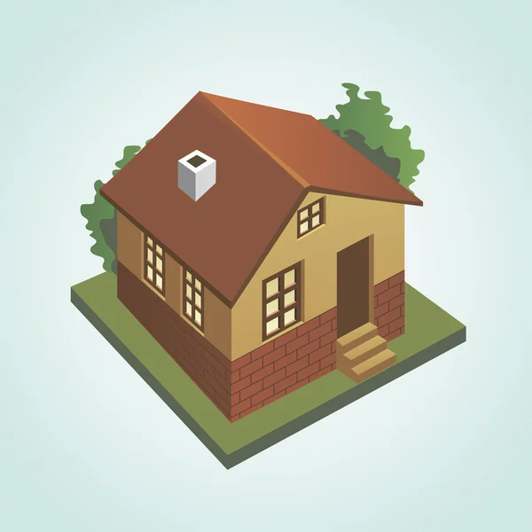 Kleines Haus — Stockvektor