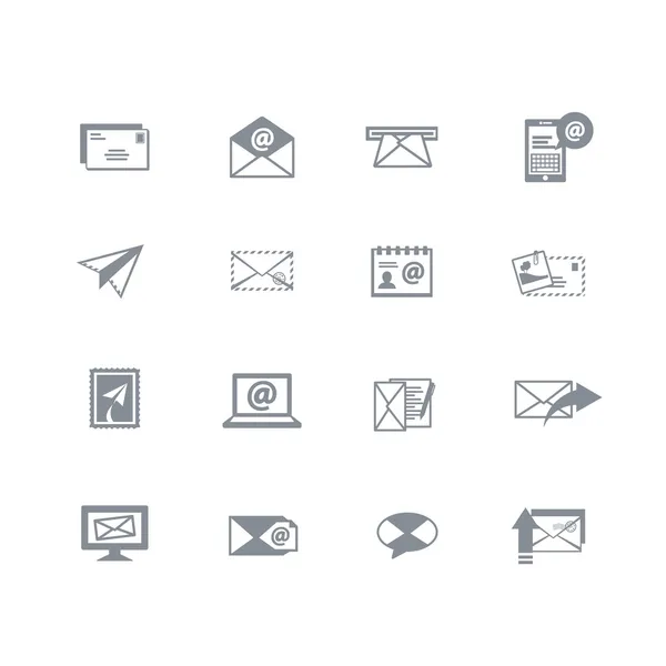 Иконы электронной почты — стоковый вектор