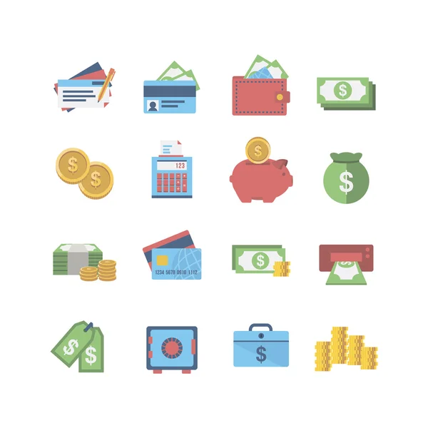 Financiën pictogrammen — Stockvector