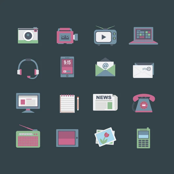Medya Icon set