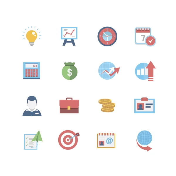 Conjunto de iconos comerciales — Vector de stock