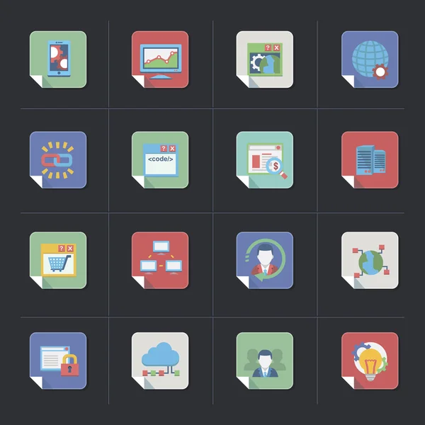 SEO & veritabanı Icon set