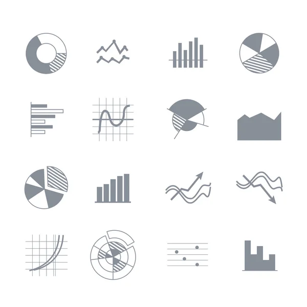 Ícones gráficos —  Vetores de Stock