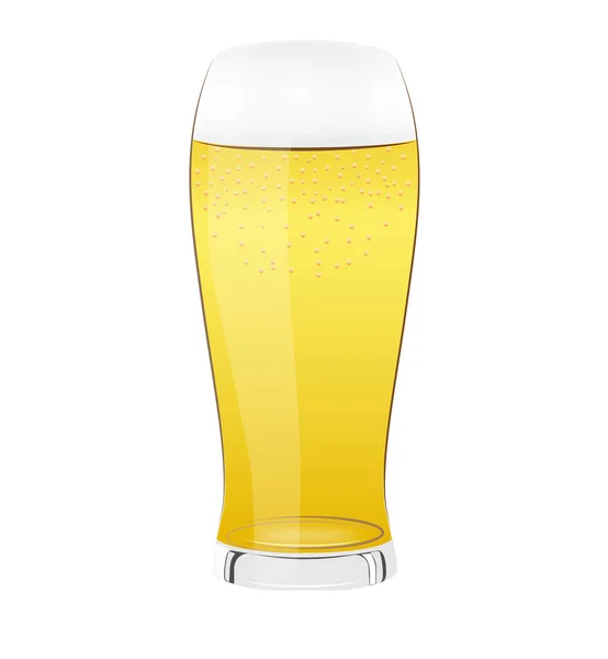 Illustration Shows Glass Beer Cartoon — Fotografia de Stock