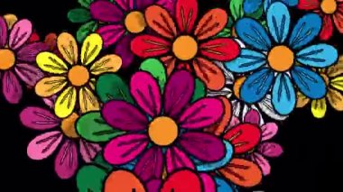 Bu 4 farklı renkte çiçek geçişi paketi.