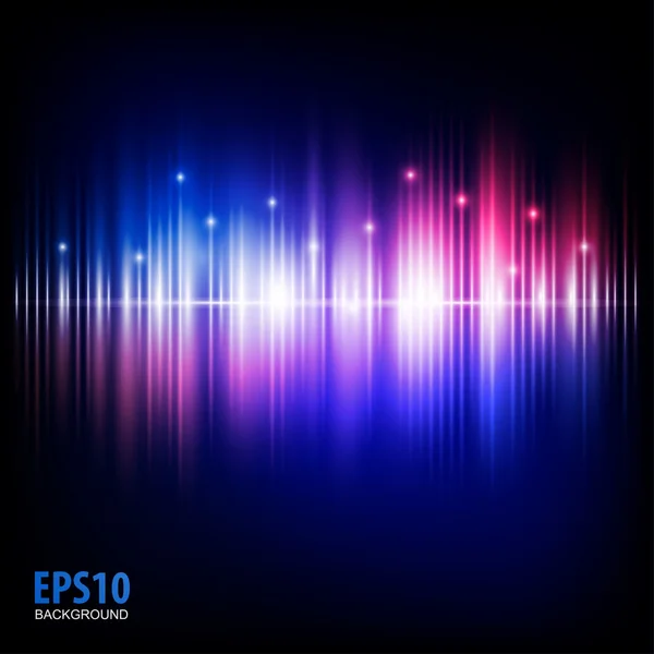 Abstract music equalizer. Eps 10 — Stock Vector