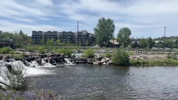 Bend Oregon Usa June 7Th 2022 Bend Whitewater Park Deschutes — Wideo stockowe