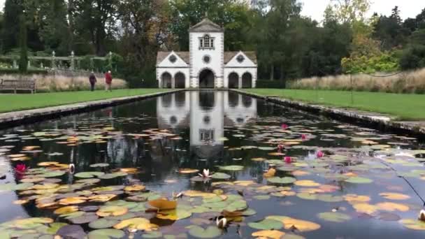 Pin Mill Bothe Pin Mill Bodnant Gardens Garden Room Ornate — стоковое видео