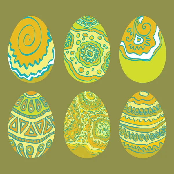 Easter ornament  egg — Stock Vector