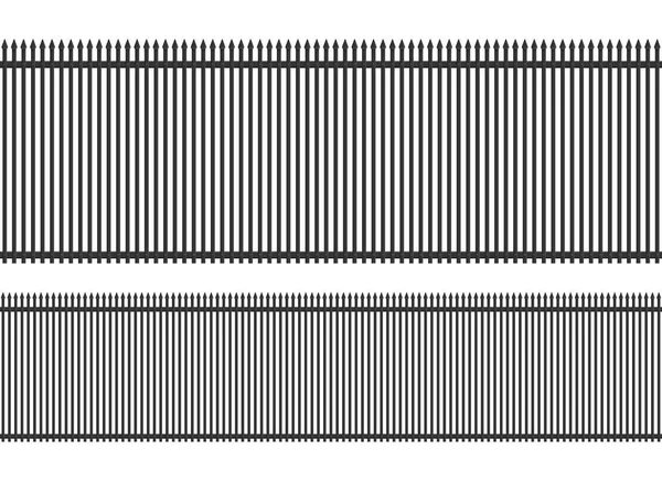 Realistiskt Stålstaket Sömlös Design — Stock vektor