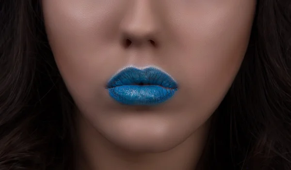 Woman and beautiful lips — Stock Photo, Image
