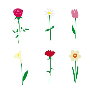 çiçek simgeleri