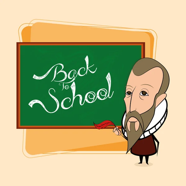 Miguel de cervantes karikatür sınıf sahnede