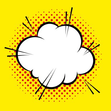 arka plan şablonu izole konuşma balonu