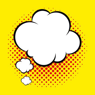 arka plan şablonu izole konuşma balonu