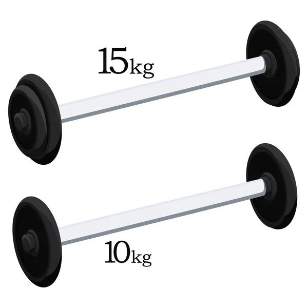 Weights Illustration Isolated On White Background — Stock Vector