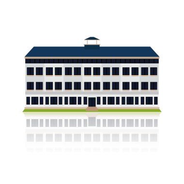 illüstrasyon izole beyaz zemin üzerine inşa 