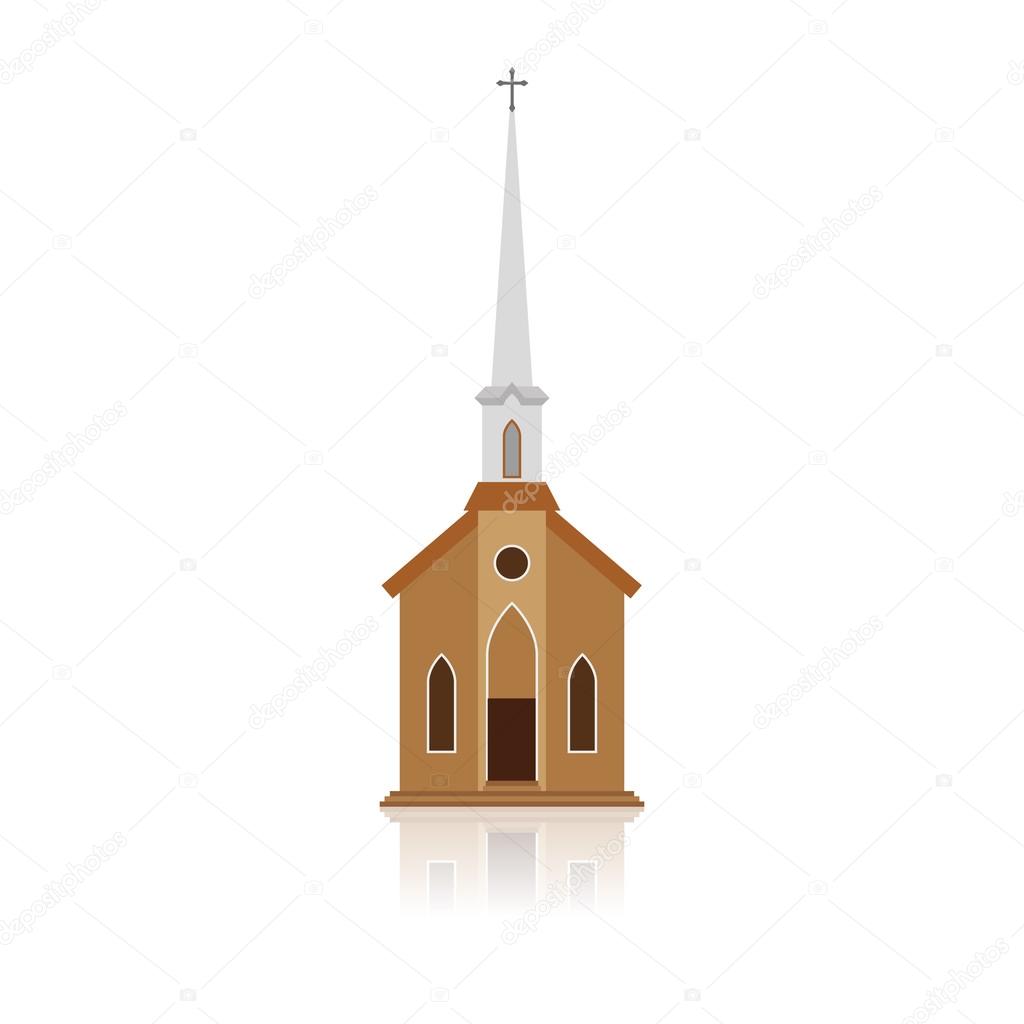 Building Illustration Isolated On White Background 