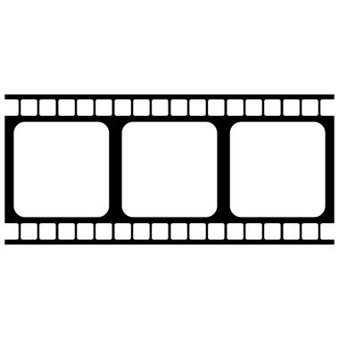 siyah-beyaz film hisse senedi simgesi izole