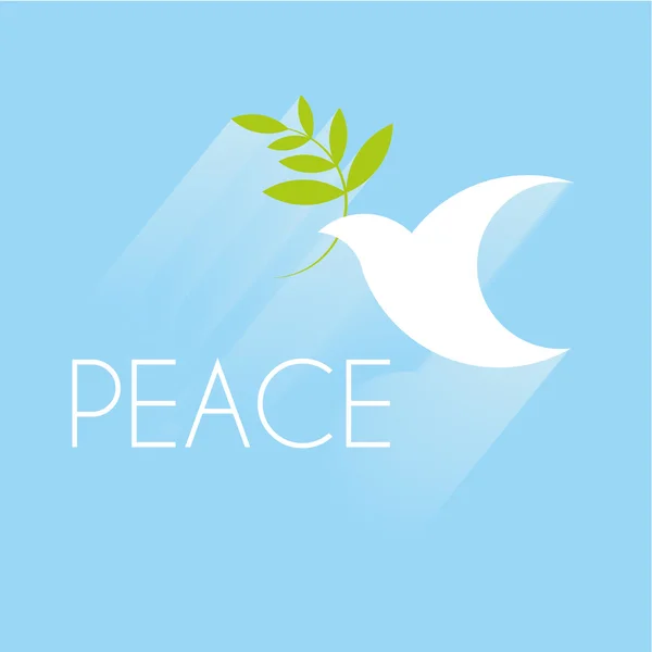 Abstract Peace Icon Isolated On Background — Stock Vector