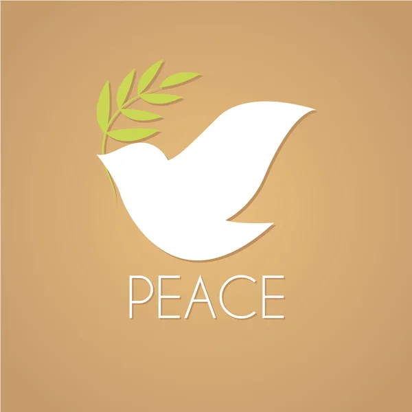 Abstract Peace Icon Isolated On Background — Stock Vector